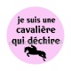 je suis une cavalière qui déchire
