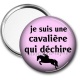 Miroir de poche - je suis une cavalière qui déchire