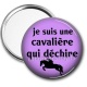 Miroir de poche - je suis une cavalière qui déchire