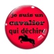 Cabochon Verre - je suis un cavalier qui déchire