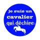 je suis un cavalier qui déchire