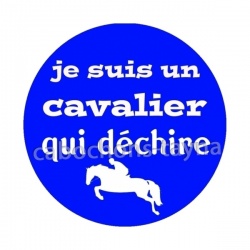 je suis un cavalier qui déchire