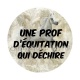 une prof d'équitation qui déchire