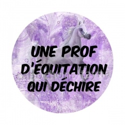 une prof d'équitation qui déchire