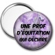 Miroir de poche - une prof d'équitation qui déchire