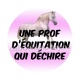 une prof d'équitation qui déchire