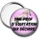 Miroir de poche - une prof d'équitation qui déchire