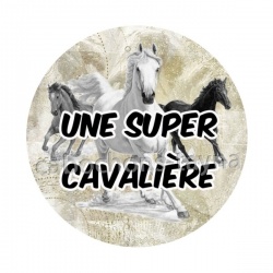 une super cavalière