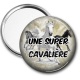 Miroir de poche - une super cavalière