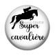 Cabochon Résine - super cavalière