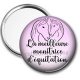Miroir de poche - la meilleure monitrice d'équitation