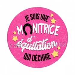 je suis une monitrice d'équitation qui déchire