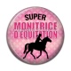 Cabochon Résine - super monitrice d'équitation
