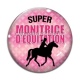 Cabochon Verre - super monitrice d'équitation