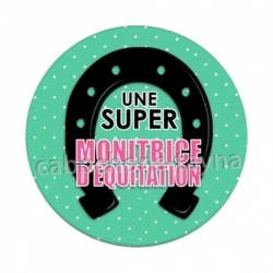 une super monitrice d'équitation