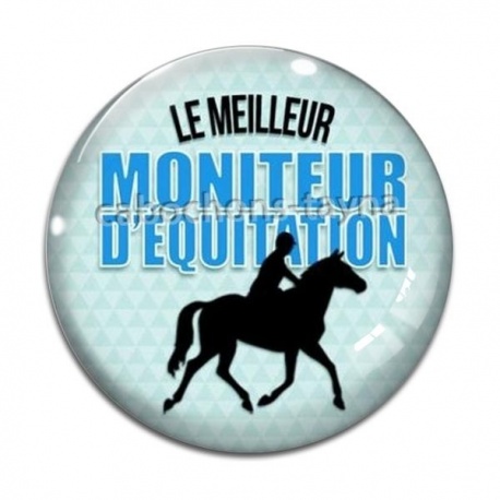 Cabochon Verre - le meilleur moniteur d'équitation
