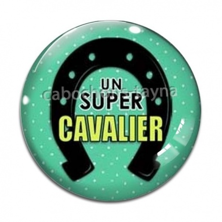 Cabochon Verre - un super cavalier