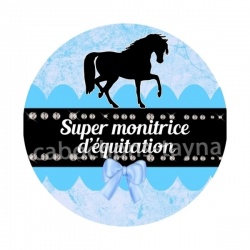 super monitrice d'équitation