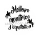 meilleure monitrice d'équitation