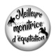 Cabochon Résine - meilleure monitrice d'équitation