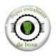 Cabochon Verre - super entraineur de boxe