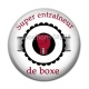 Cabochon Résine - super entraineur de boxe