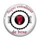 Cabochon Verre - super entraineur de boxe