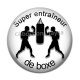 Cabochon Résine - super entraineur de boxe