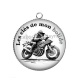 Pendentif Cabochon Argent - les clés de mon bolide