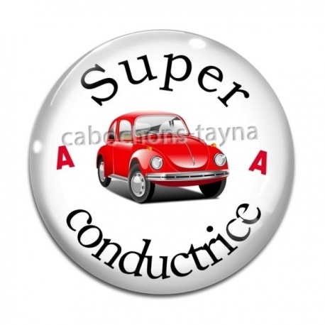 Cabochon Verre - super conductrice