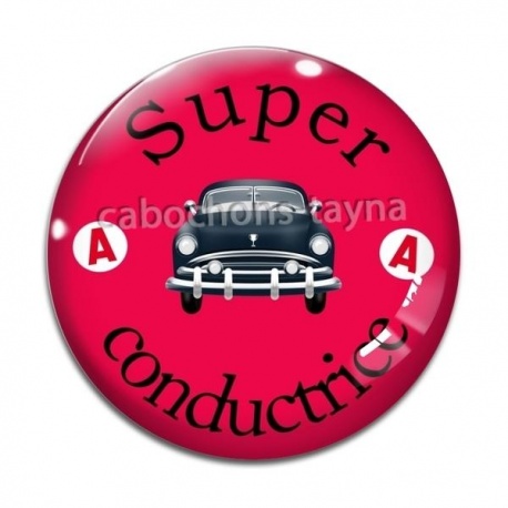 Cabochon Verre - super conductrice
