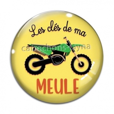 Cabochon Verre - les clés de ma meule