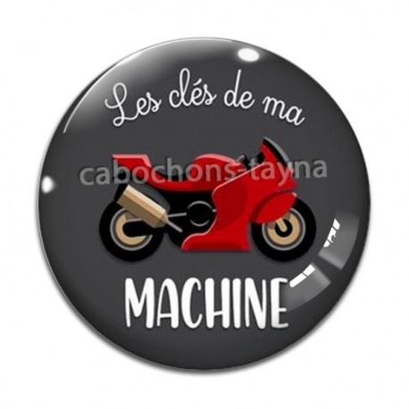 Cabochon Verre - les clés de ma machine