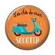 Cabochon Résine - les clés de mon scooter