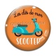 Cabochon Verre - les clés de mon scooter