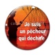 Cabochon Verre - je suis un pêcheur qui déchire