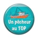 Cabochon Résine - un pêcheur au top