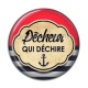 Cabochon Résine - pêcheur qui déchire