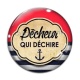 Cabochon Verre - pêcheur qui déchire