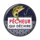 Cabochon Résine - pêcheur qui déchire