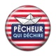 Cabochon Résine - pêcheur qui déchire