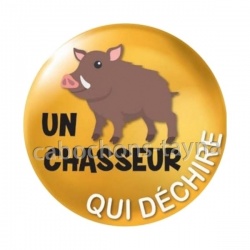un chasseur qui déchire