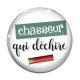 Cabochon Verre - chasseur qui déchire
