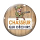 Cabochon Verre - chasseur qui déchire