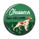 Cabochon Résine - chasseur qui déchire