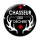 Cabochon Verre - chasseur qui déchire