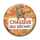 Cabochon Verre - chasseur qui déchire