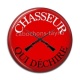 Cabochon Résine - chasseur qui déchire