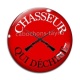 Cabochon Verre - chasseur qui déchire