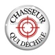 Cabochon Verre - chasseur qui déchire